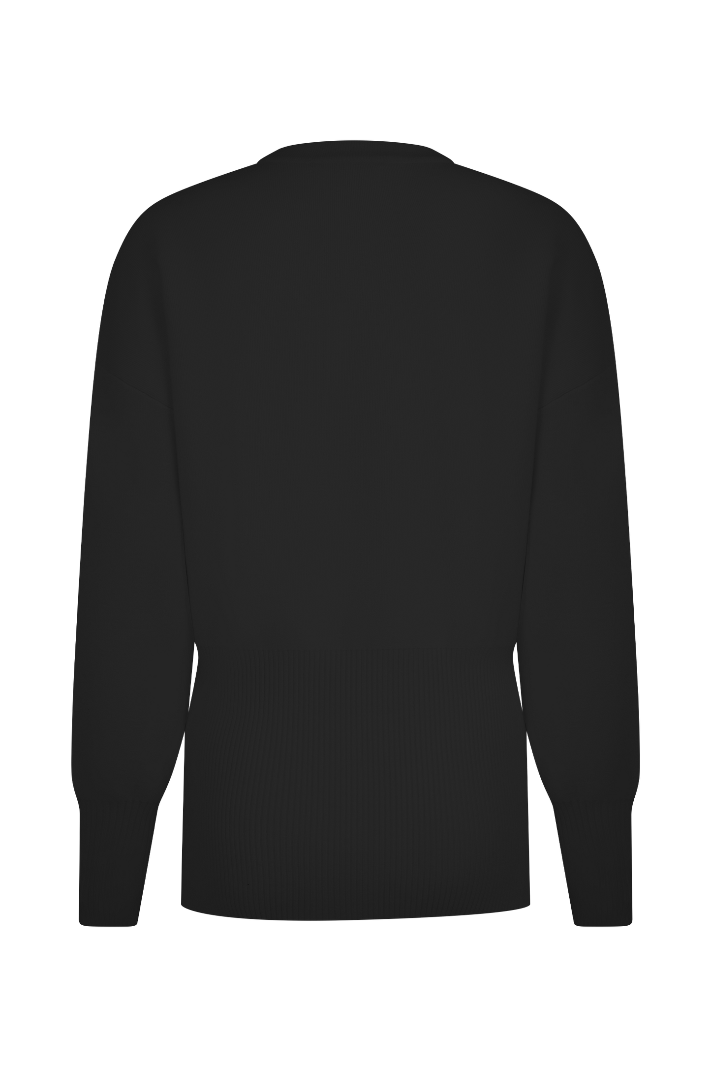Alexia Cardigan oversize à boutons - Noir