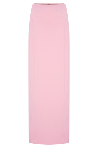 Jupe Maxi Taille Haute Alma - Rose Bonbon