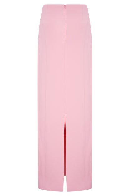 Jupe Maxi Taille Haute Alma - Rose Bonbon