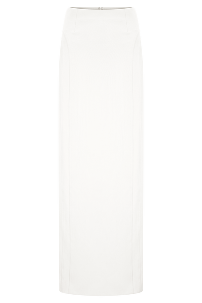 Jupe Maxi Taille Haute Alma - Blanche