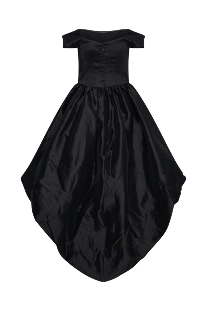 Robe Maxi Bulle Amelia - Noire