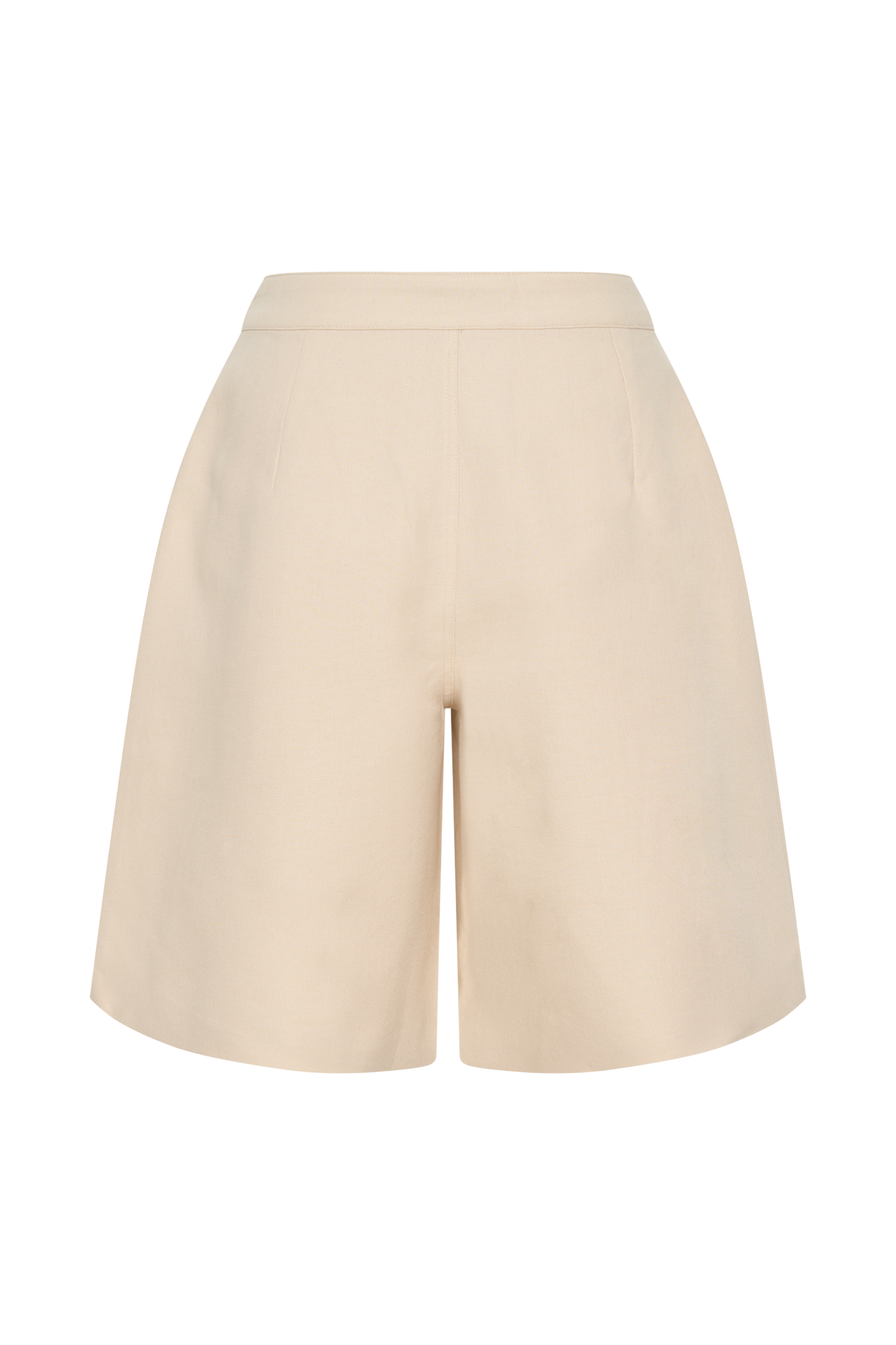 Shorts en lin Andina - Beige naturel