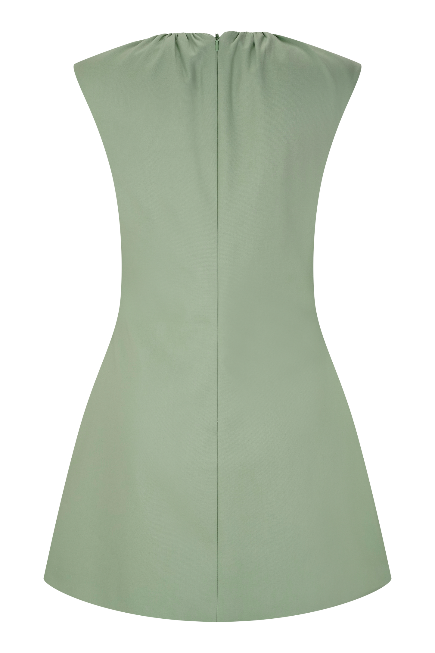 Mini-robe Ariana à col plissé - SAGE