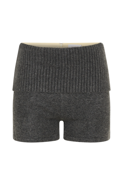 Shorts en Tricot Aubrey - Gris Anthracite
