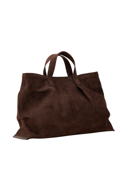 Sac en daim synthétique Baylor - Chocolat