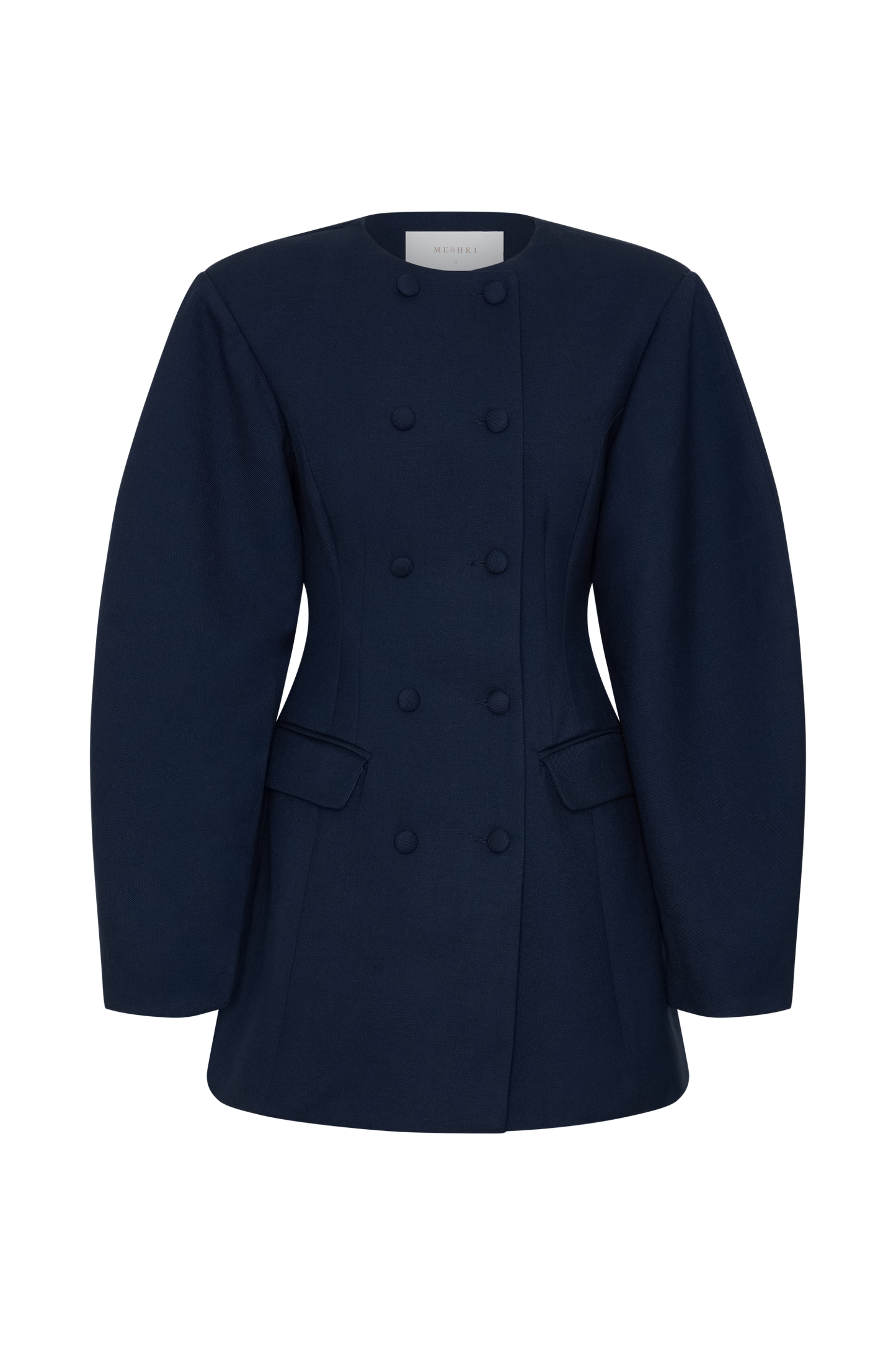 Mini-robe blazer Beatrice - Bleu marine