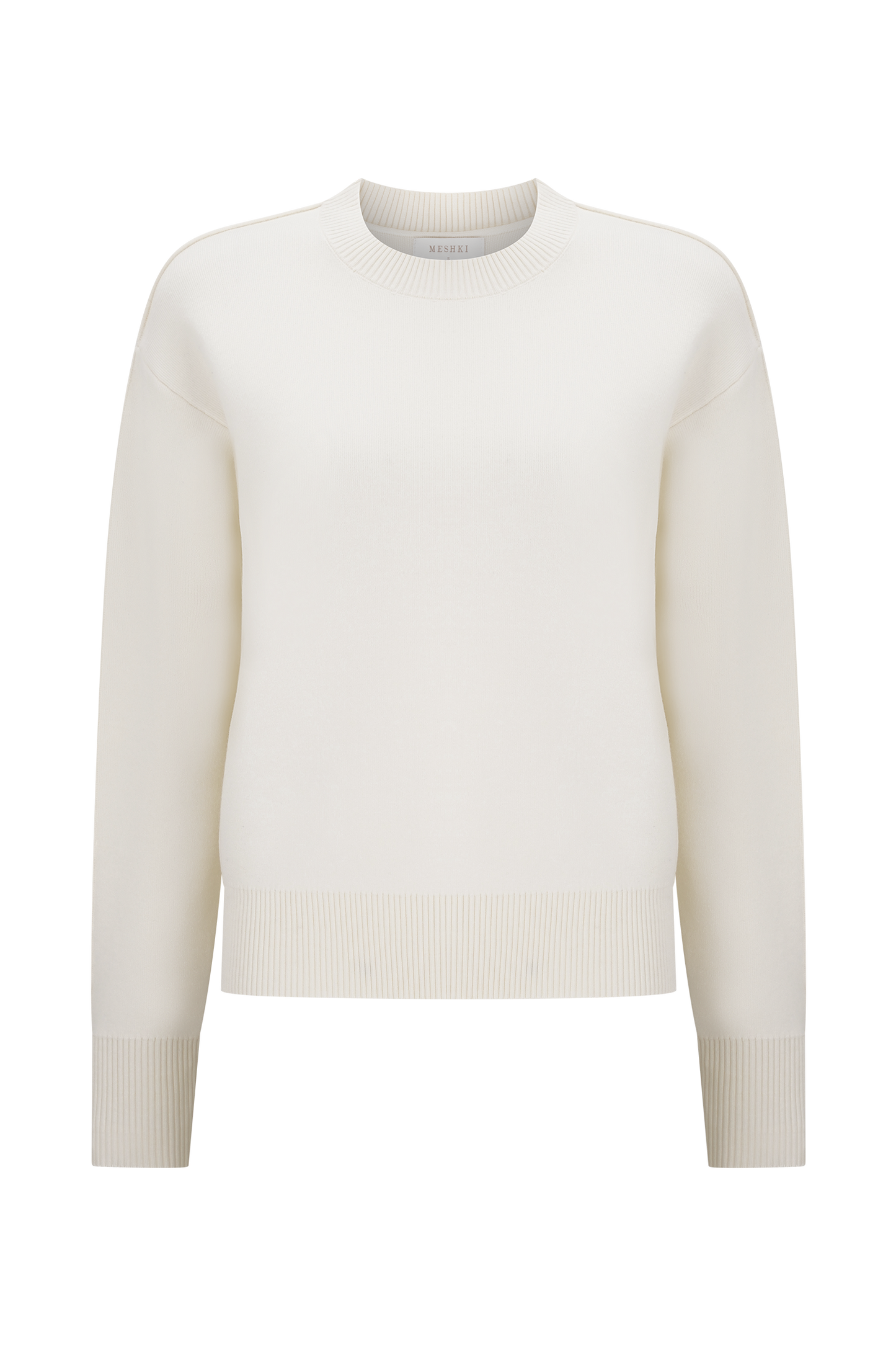 Pull en Tricot Confortable Braxton - Ivoire