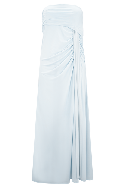 Jupe Maxi Étroite Calandra - Bleu Clair