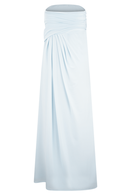 Jupe Maxi Étroite Calandra - Bleu Clair
