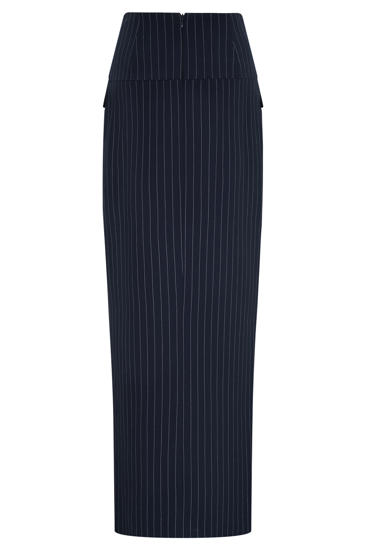 Jupe Maxi Cassie à Rayures - Bleu Marine
