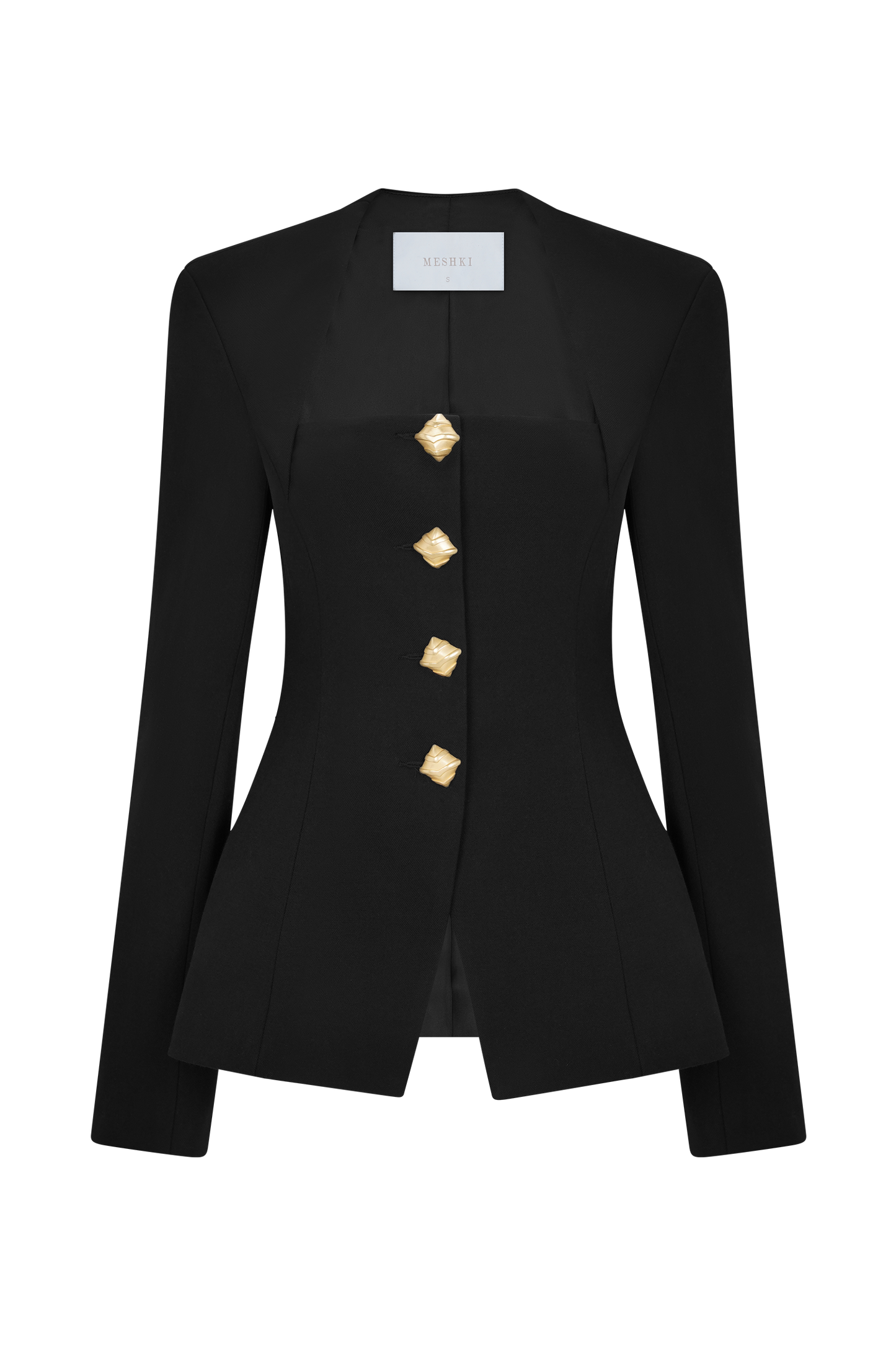 Blazer ajusté Christel - Noir