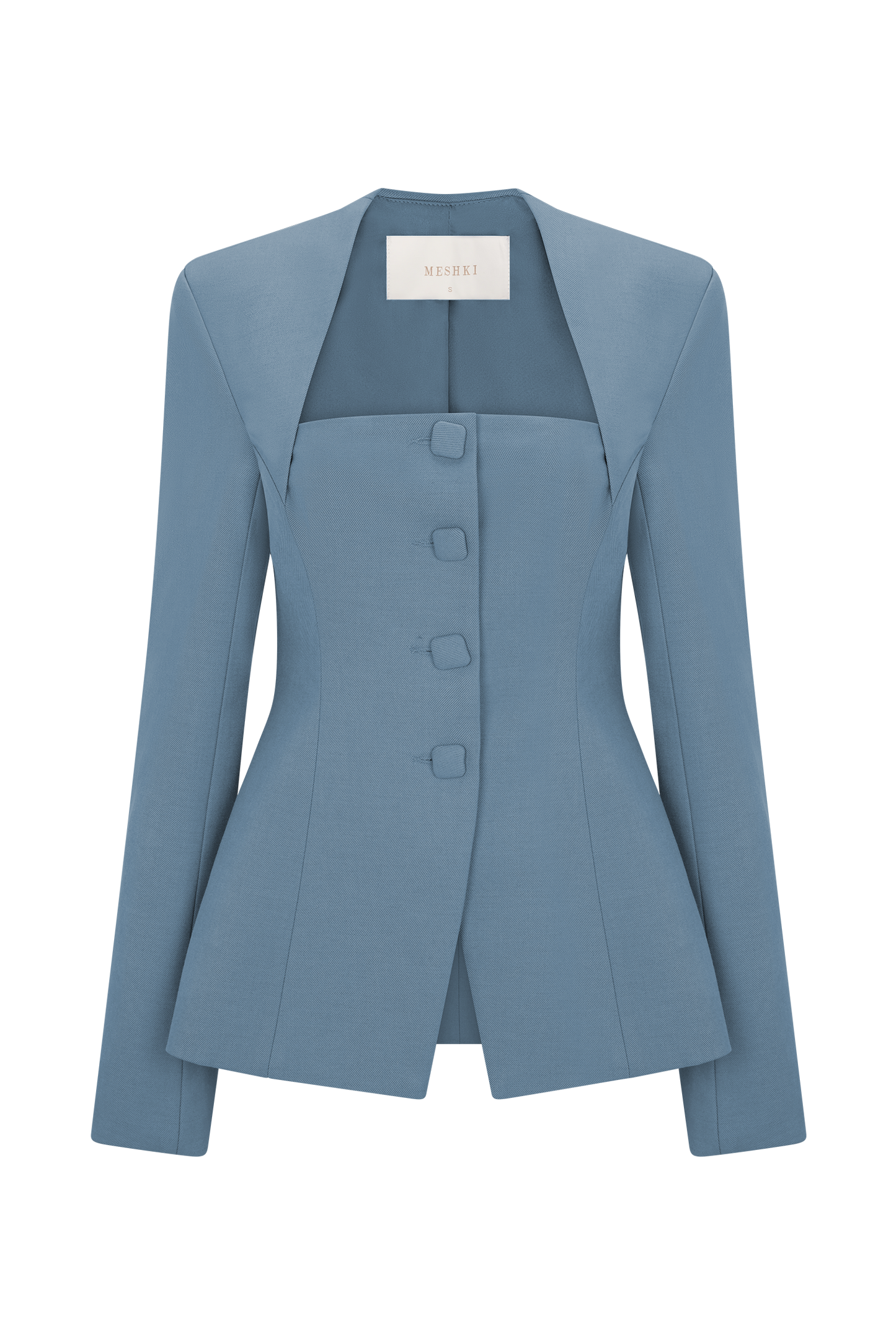 Blazer ajusté Christel - Bleu océan