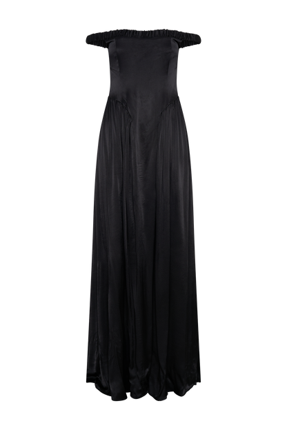 Robe Maxi Coco à la taille basse - Noir