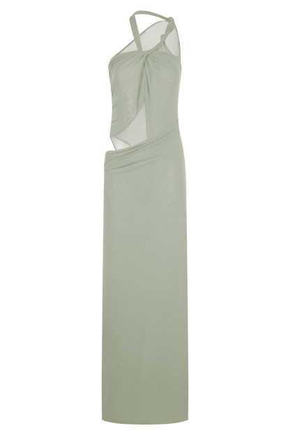 Robe Maxi en Maille à Nœuds Edwina - Sève