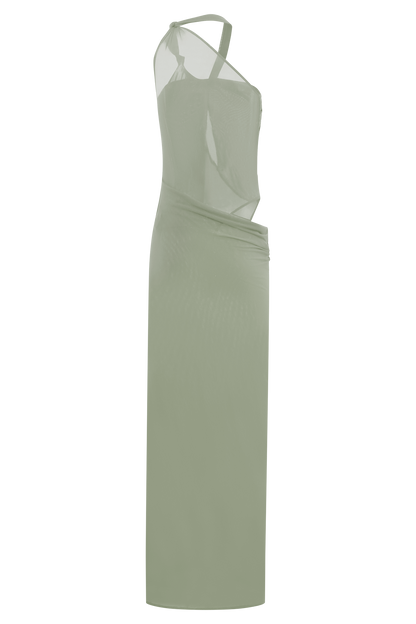 Robe Maxi en Maille à Nœuds Edwina - Sève