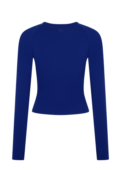 Top de sport à manches longues Eliana - Cobalt