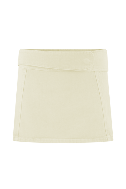 Short-jupe en jean Fallon - Micro Mini - Lavage effet pierre
