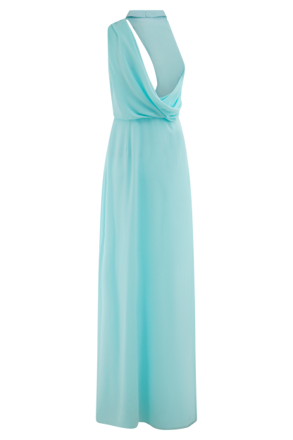 Robe Maxi Galia à Col Rond - Lagoon