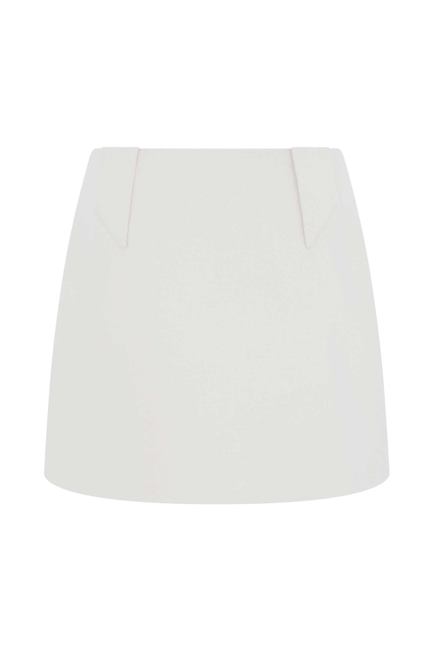 Jupe mini Gina en tailleur - Ivoire