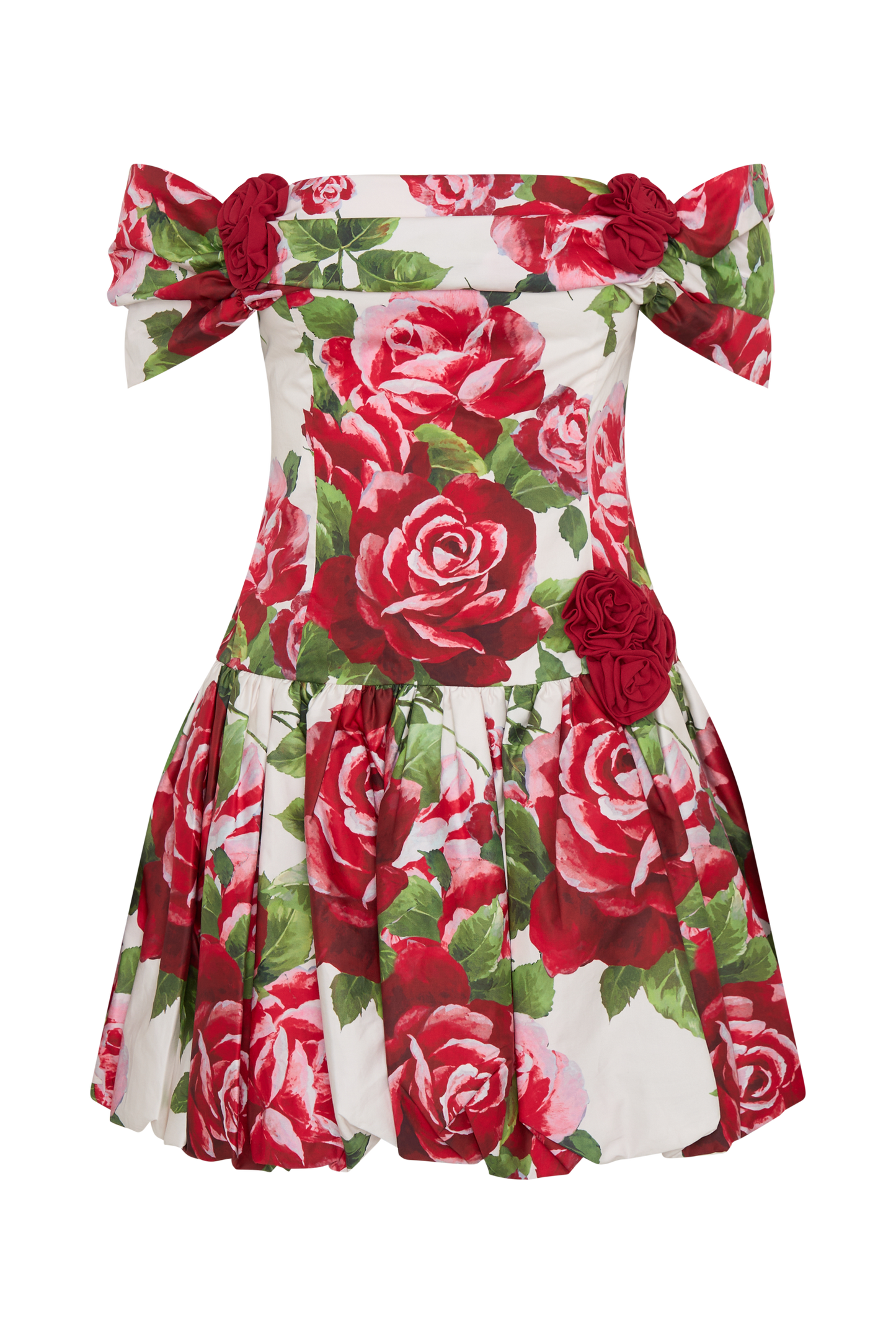 Mini-robe Giovanna à épaules dénudées - Imprimé Sonia Rose