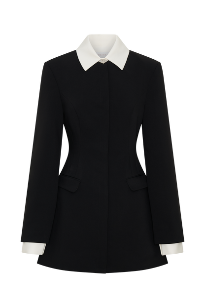 Mini-robe tailleur Gretchen - Noir