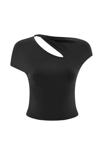 Haut de bain à torsades Slinky de Haven - Noir