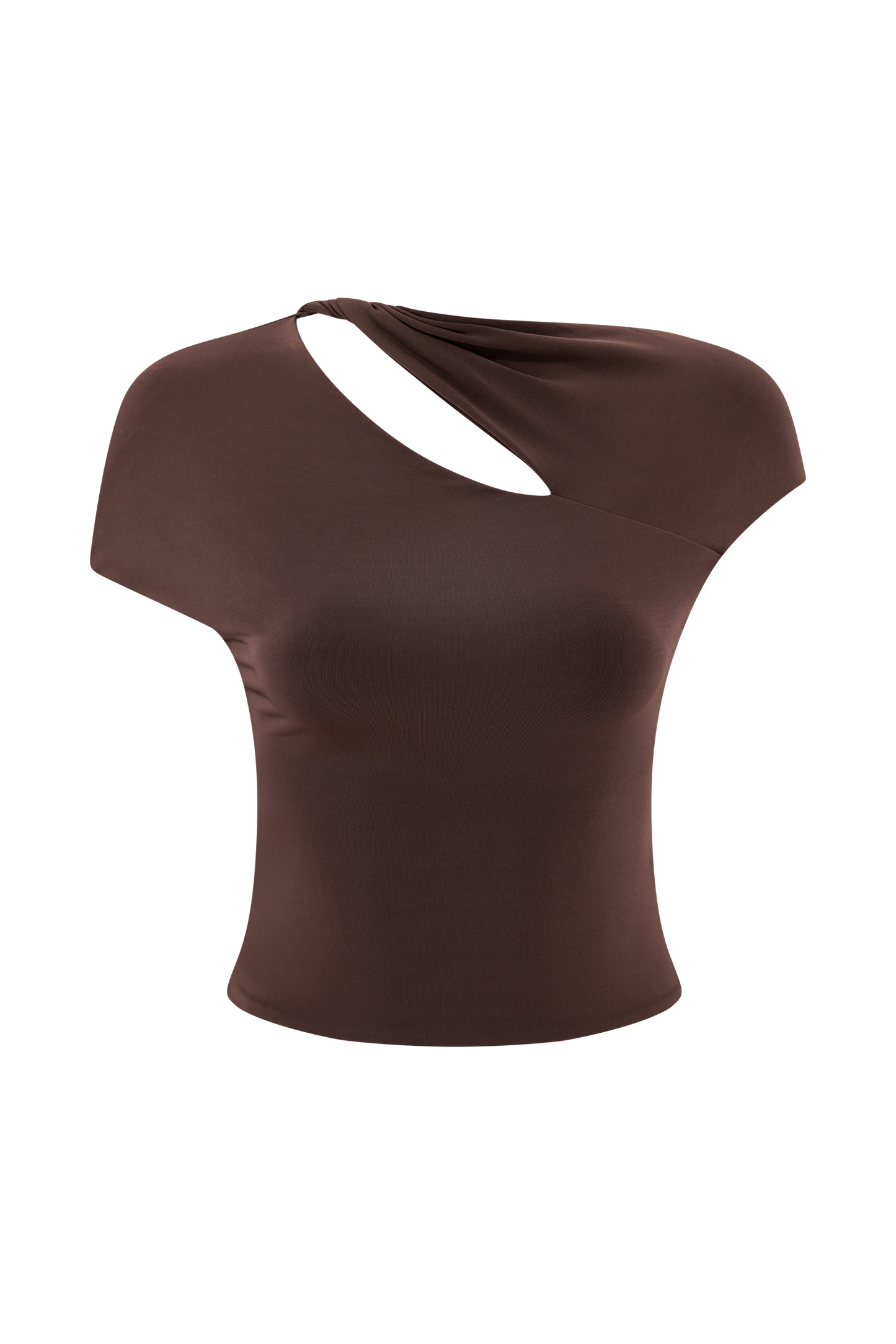 Haut à torsade Slinky de Haven - Chocolat