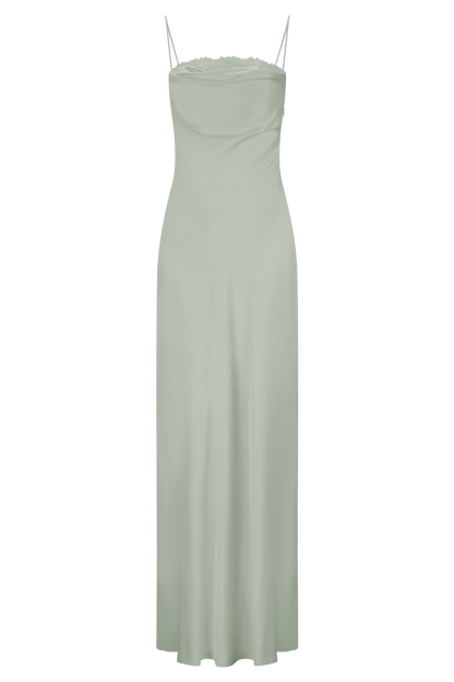 Robe Maxi en Dentelle et Satin Isadora - Sève
