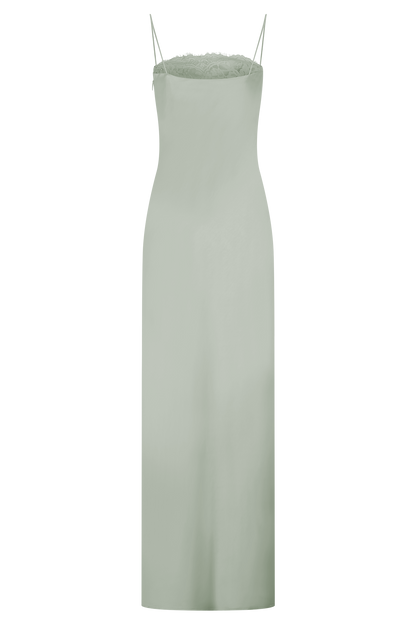 Robe Maxi en Dentelle et Satin Isadora - Sève