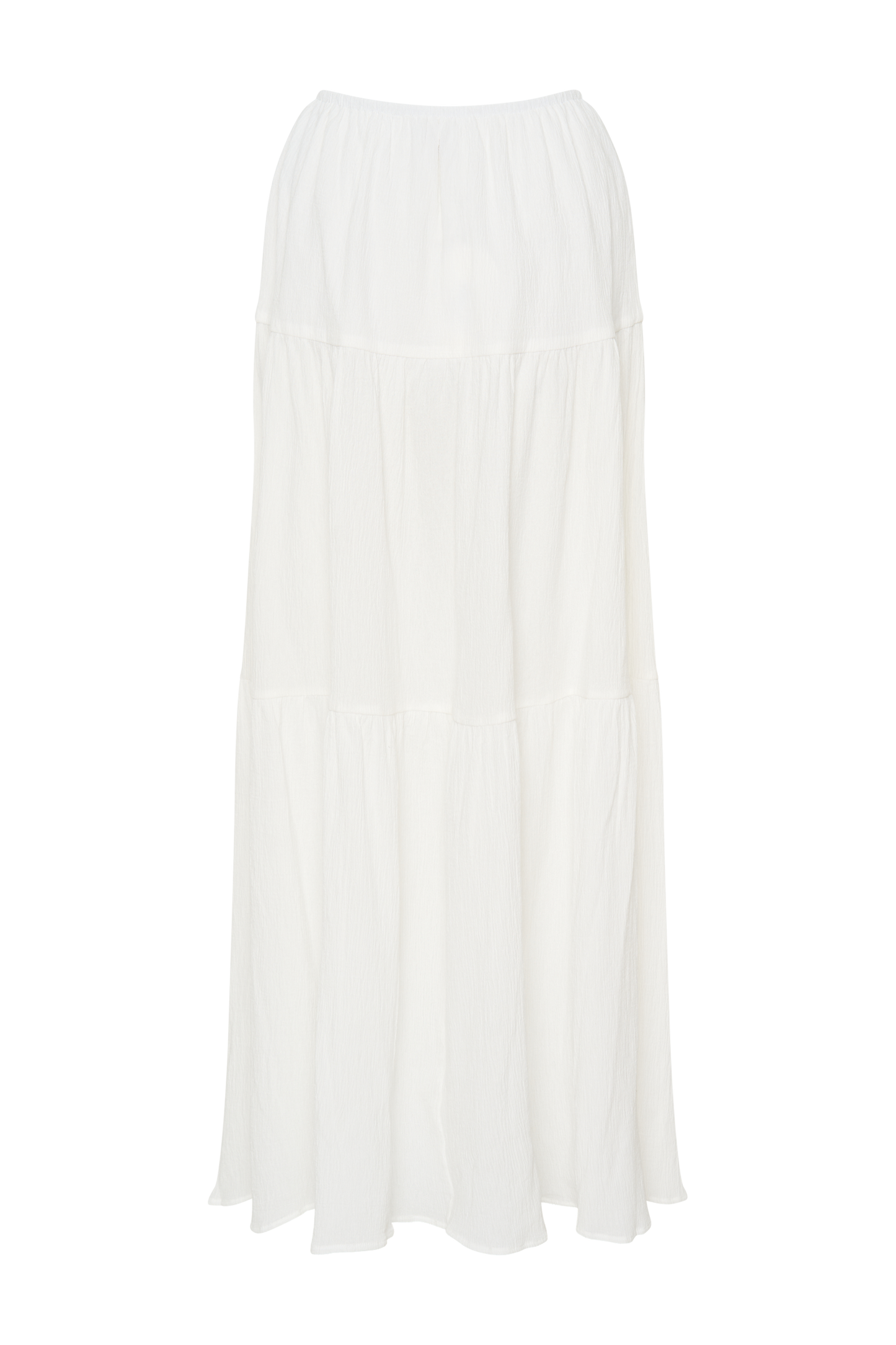 Jupe Maxi en Coton Jacinda - Blanche