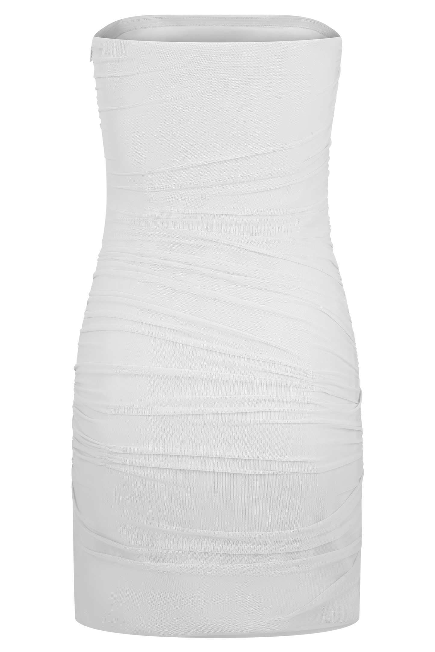 Jianna Mini-robe en maille sans bretelles - Blanc