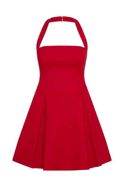 Mini-robe Julia Halter - Rouge