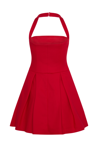 Mini-robe Julia Halter - Rouge