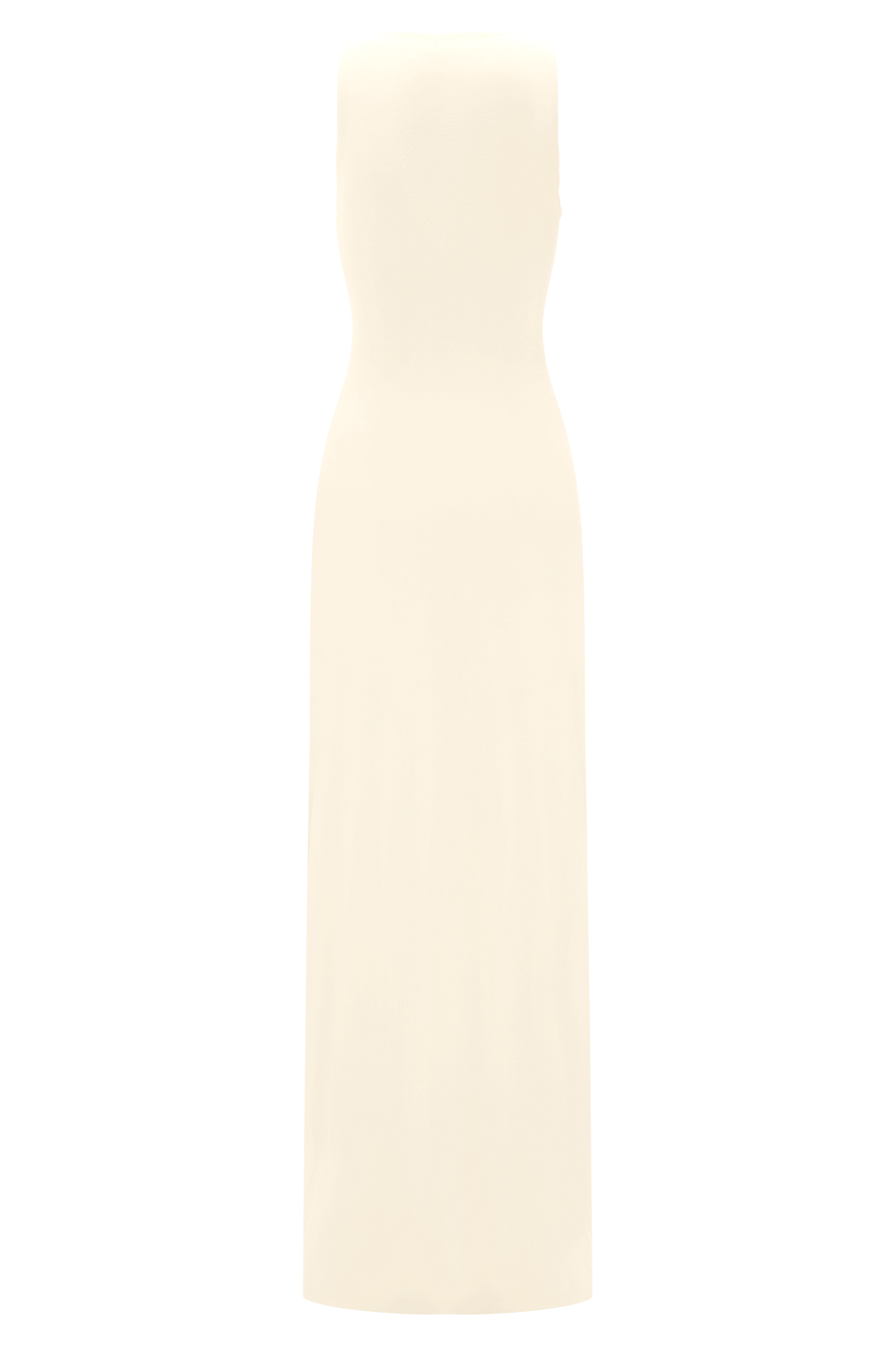 Robe Maxi Kaiden en Satin Perlé - Ivoire