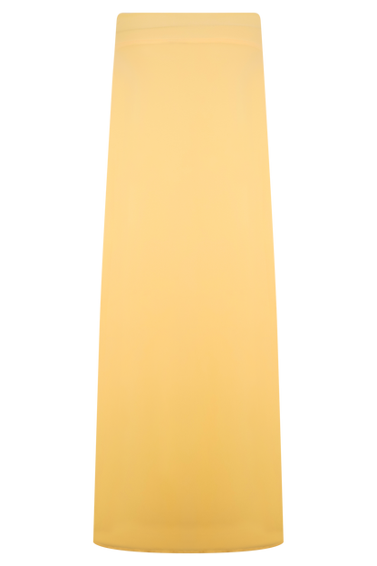 Jupe Maxi en Chiffon Katalina - Couleur Beurre-noisette