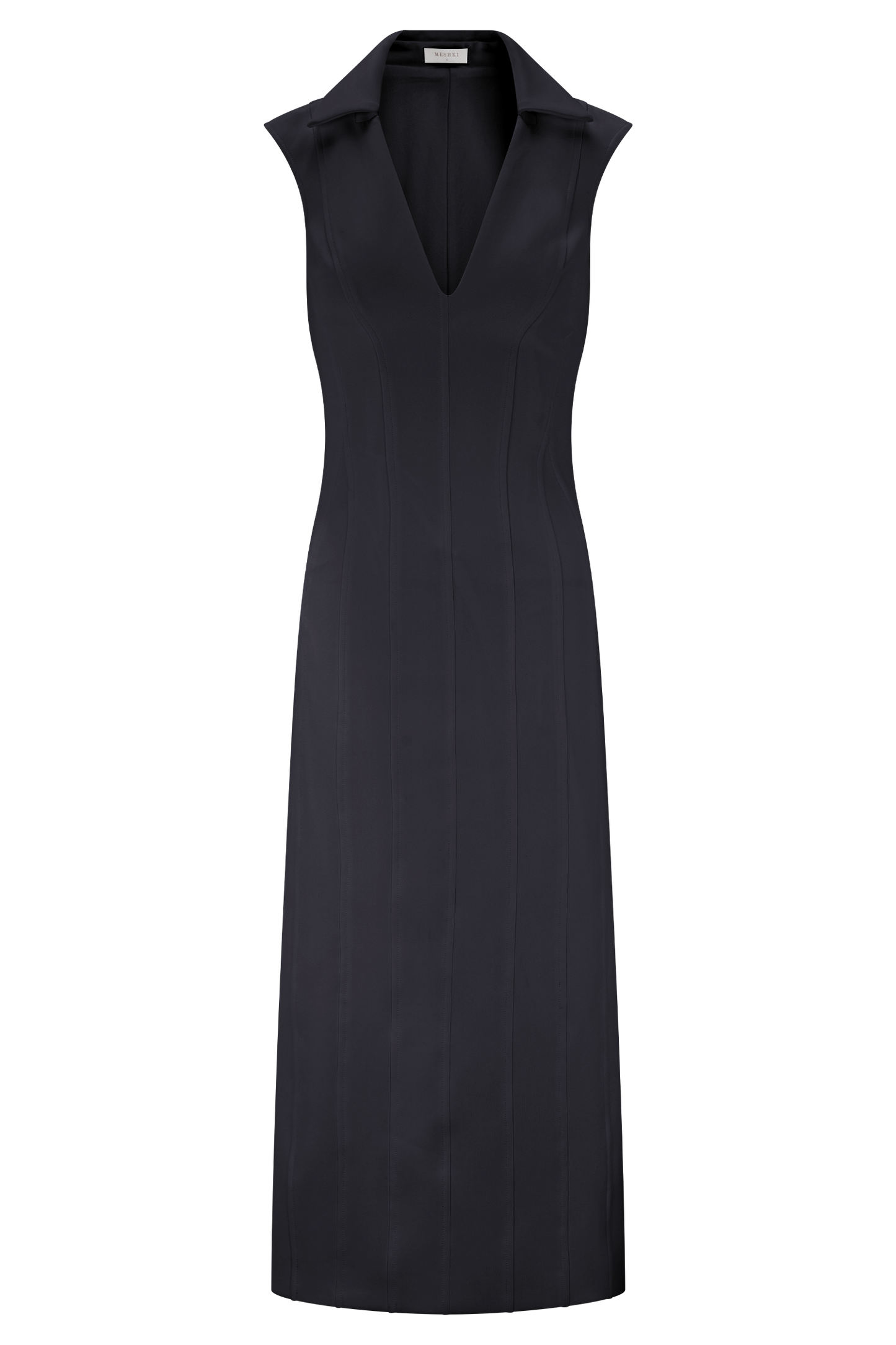 Robe midi sans manches Keagan - Noir