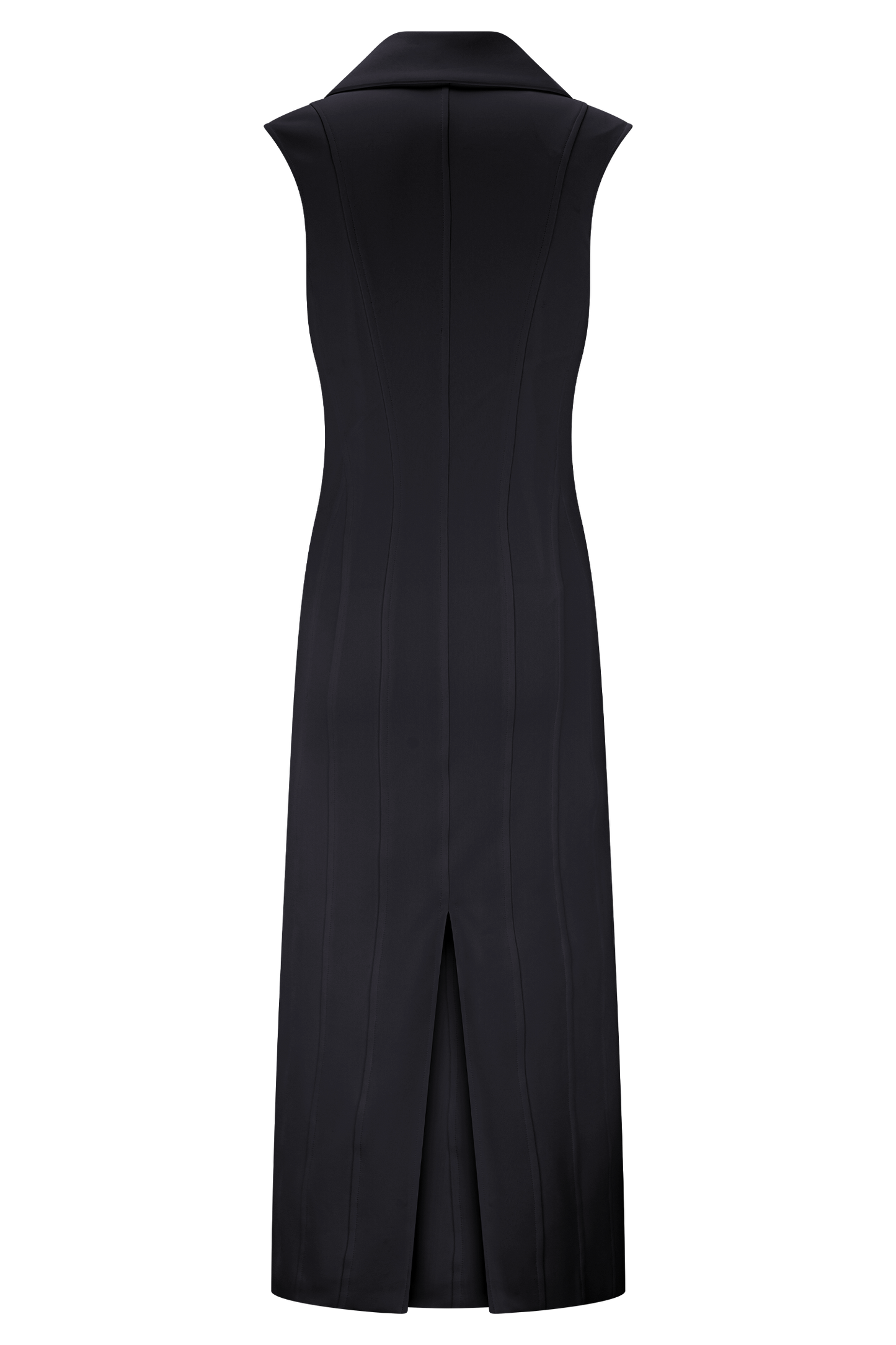 Robe midi sans manches Keagan - Noir