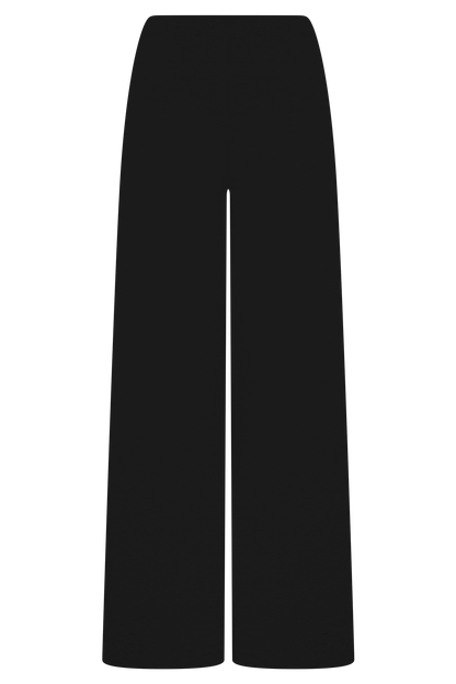 Pantalon en tricot droit Kerrymae - Noir