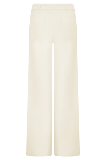 Pantalon Lauren en Tricot - Ivoire