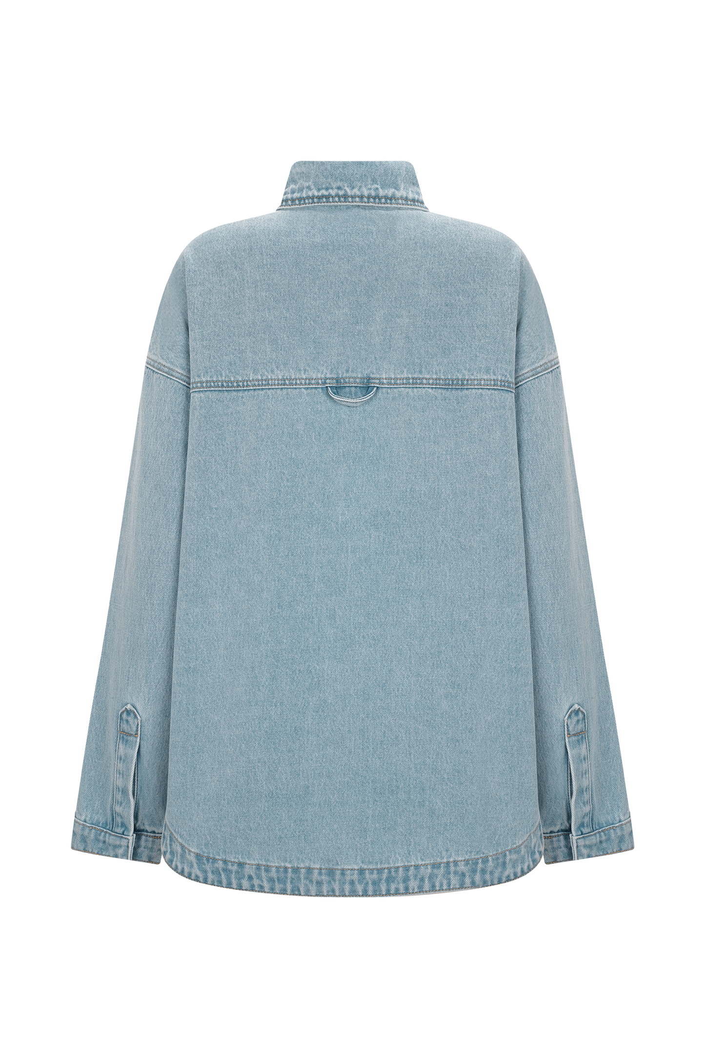 Chemise en jean oversize Lioda - Bleu des années 80