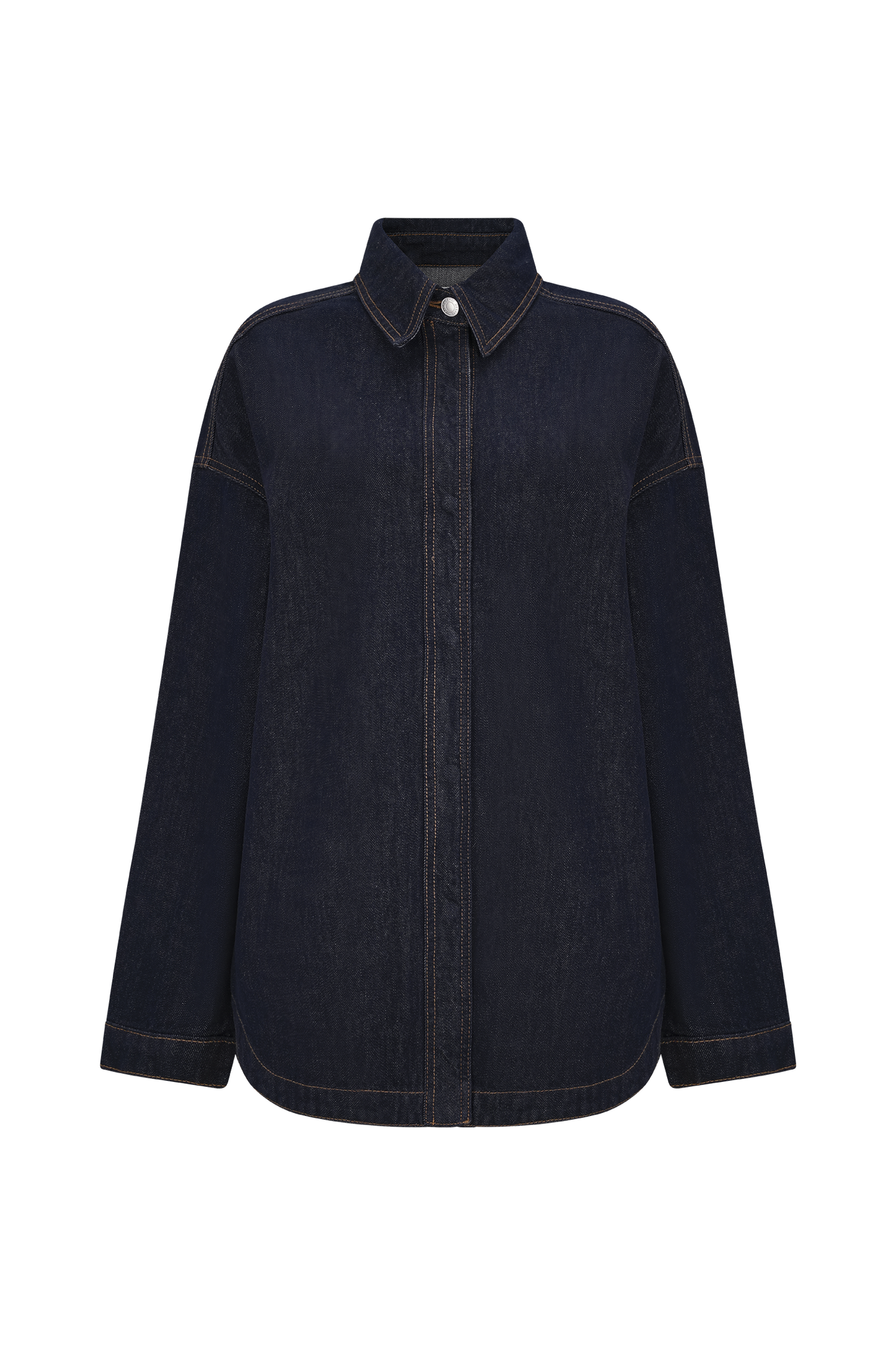 Chemise en jean oversize Lioda - Bleu indigo délavé