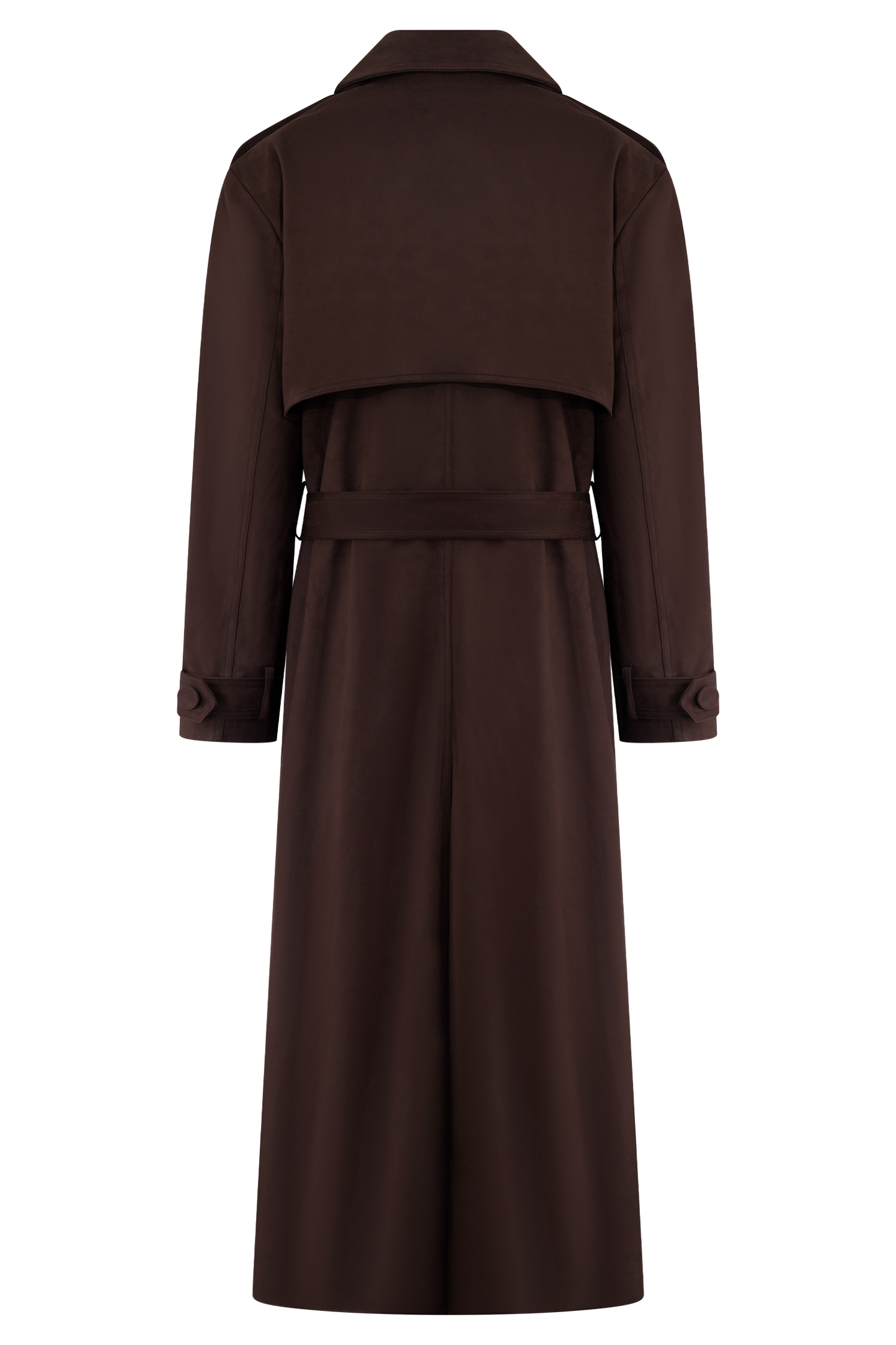 Manteau en similicuir Marc - Chocolat Cacao