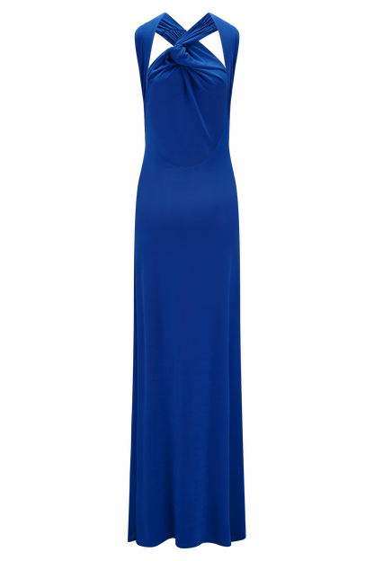 Marlee Robe Maxi Asymétrique Étroite - Cobalt