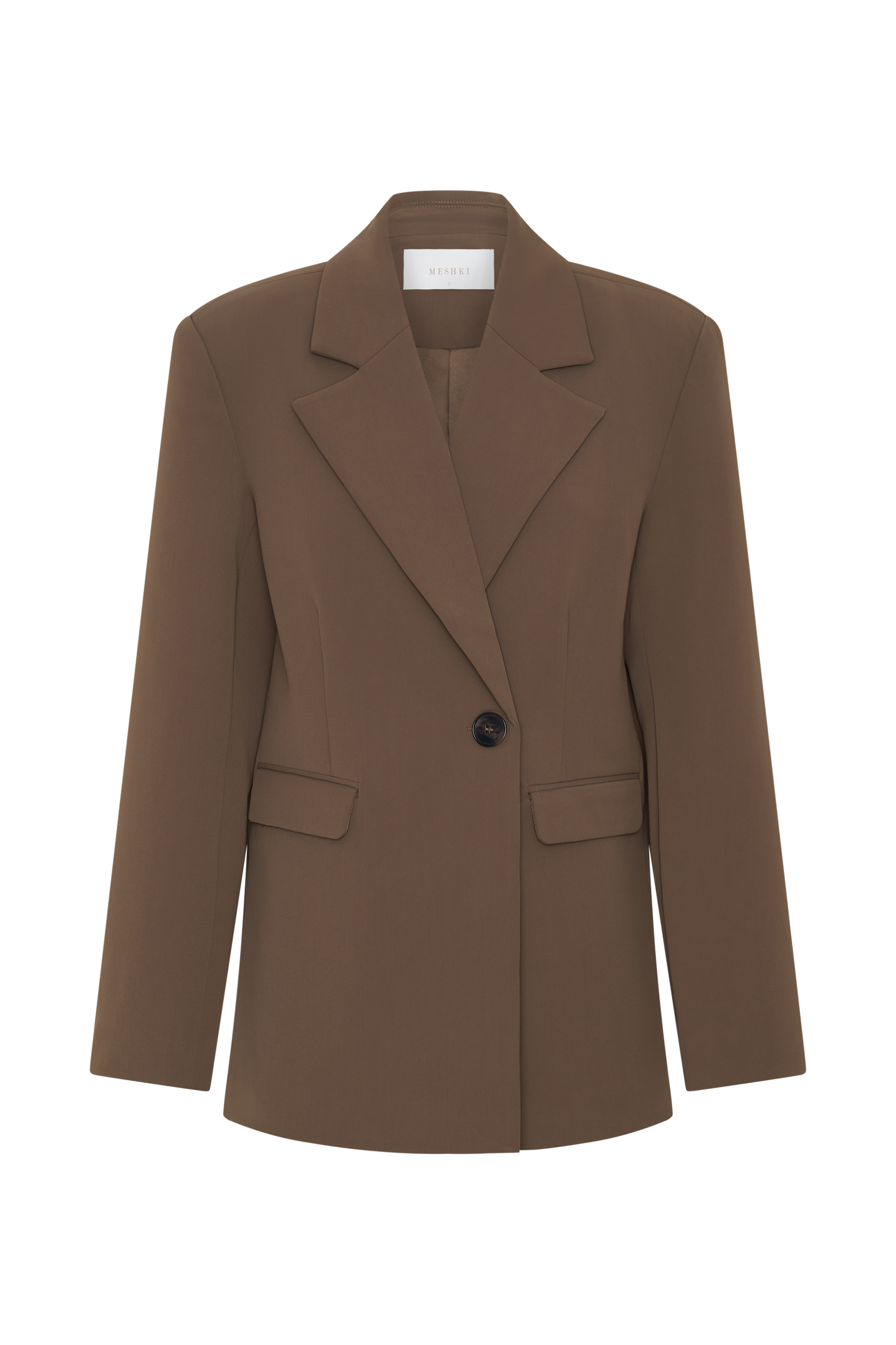 Blazer ample Mateo - Brun cacao