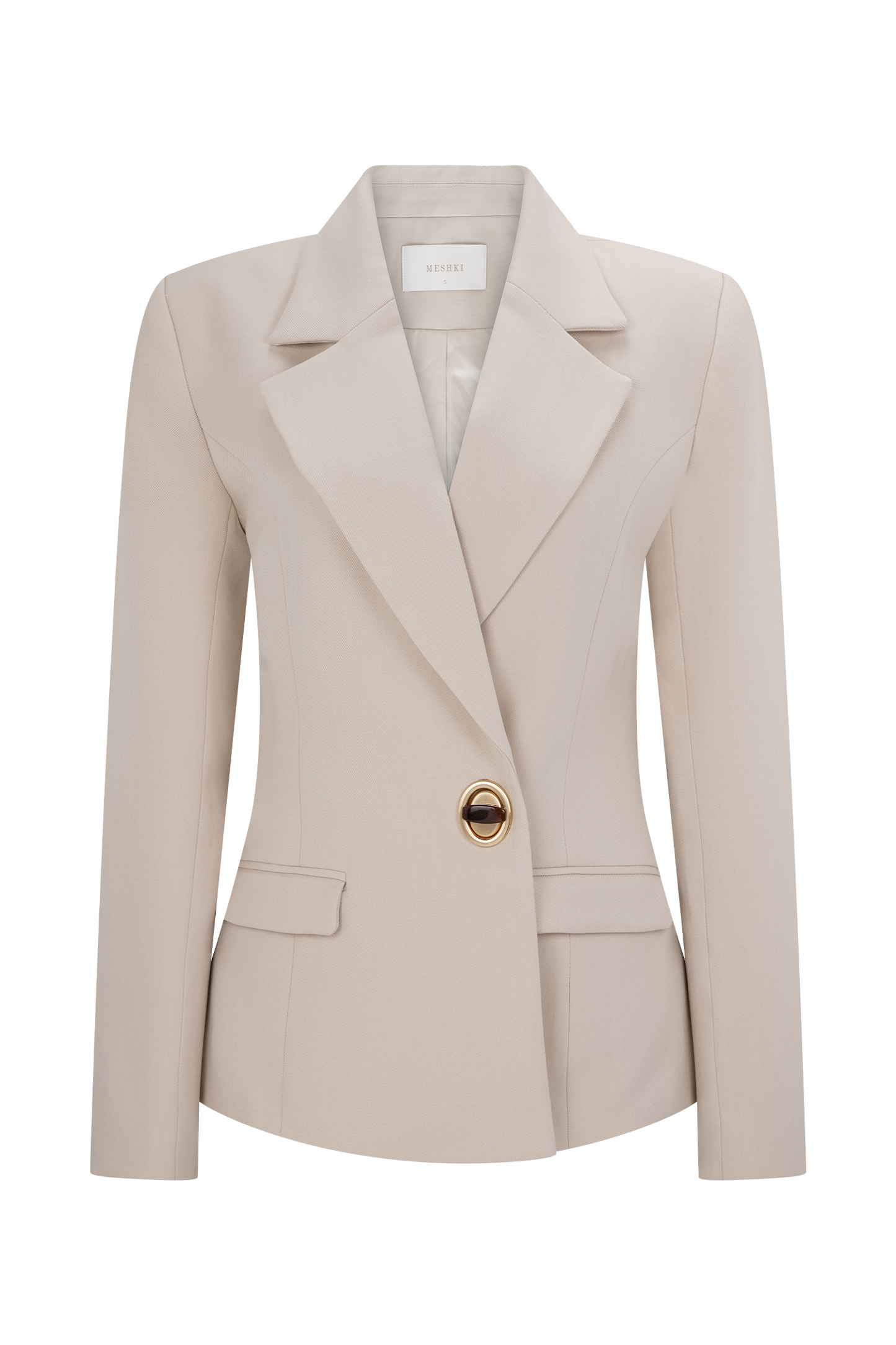 Blazer taille haute Max - Ivoire pierre