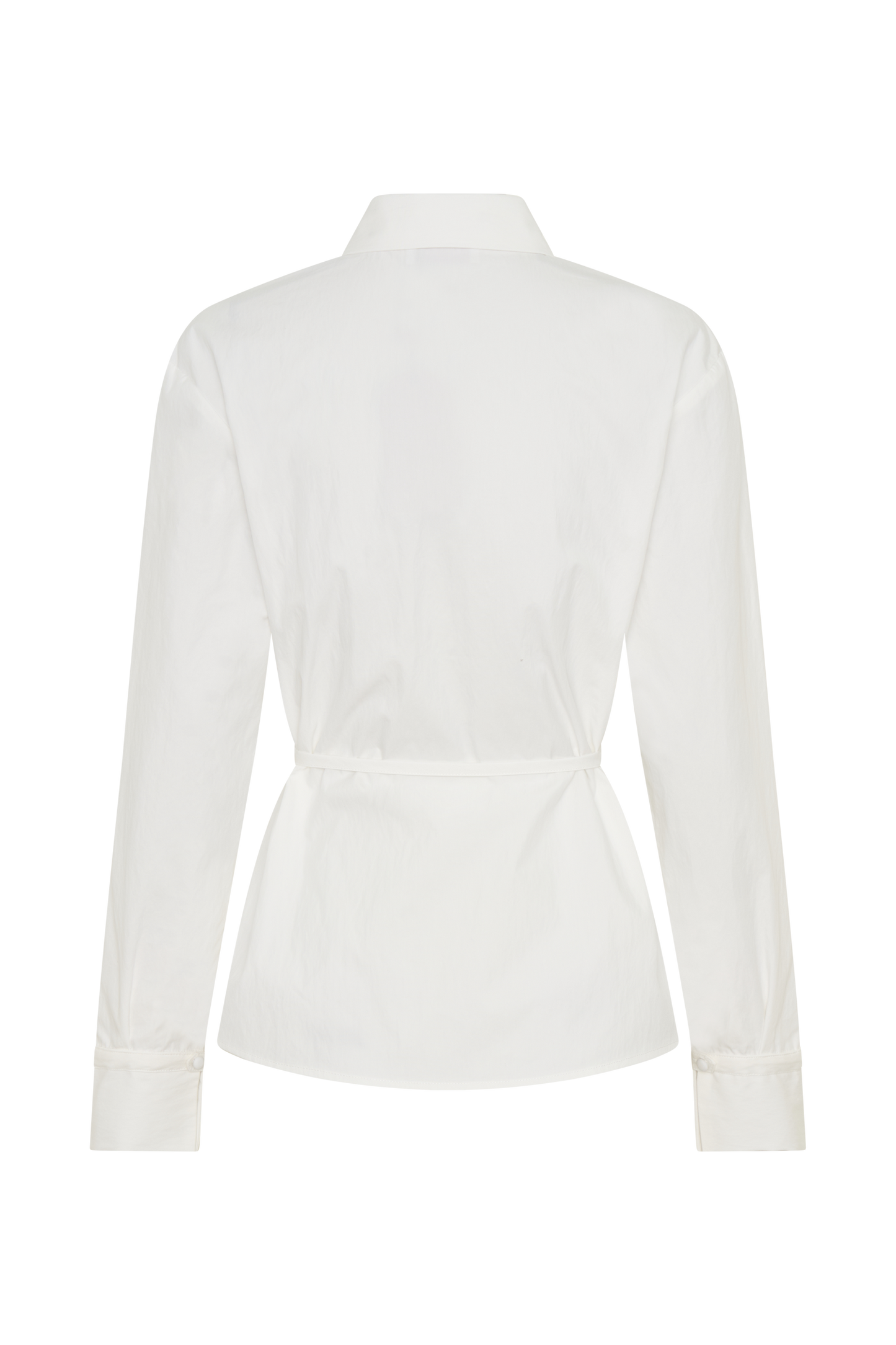 Chemise en coton Millie à nouer dans le dos - Blanc