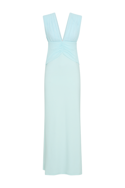 Robe Maxi Monique - Bleu Glace