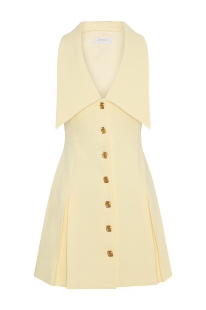 Mini-robe sans manches Oli - Citron