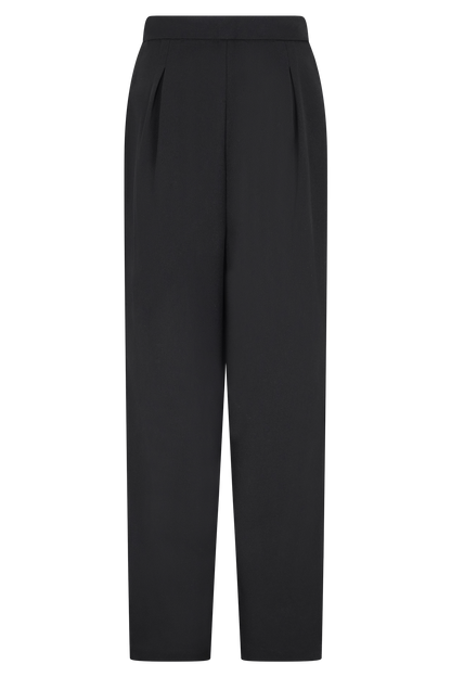 Pantalon tailleur à jambes évasées Olie - Noir