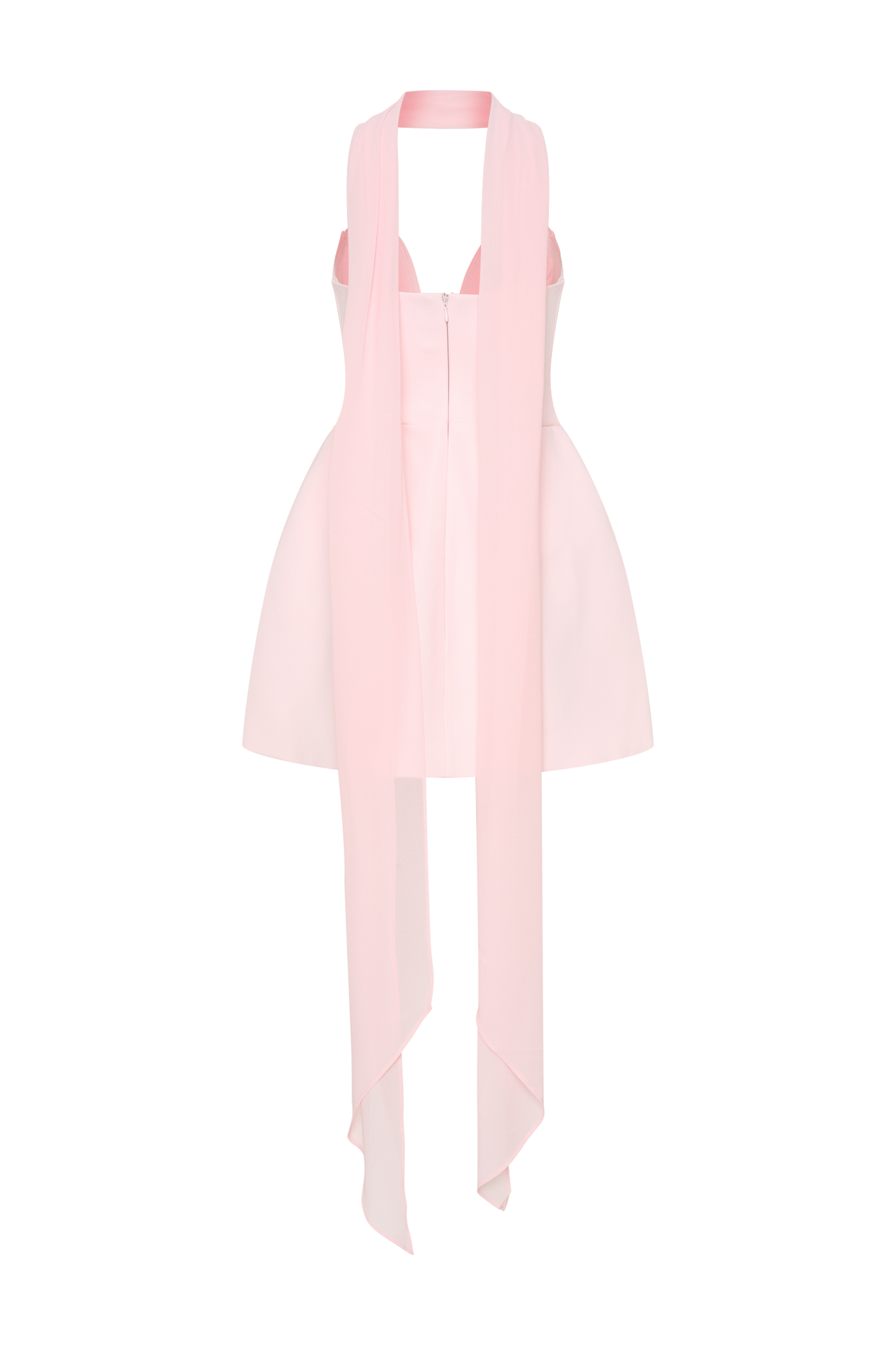 Mini-robe tailleur sans bretelles Orellia - Rose tendre